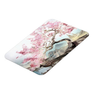 Cherry Blommar Sergranat Magnet