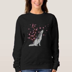 Cherry Blommar Siberian husky Animal Japansk Saku T Shirt