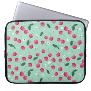 Cherry Blommar: Sommardesign Laptop Fodral