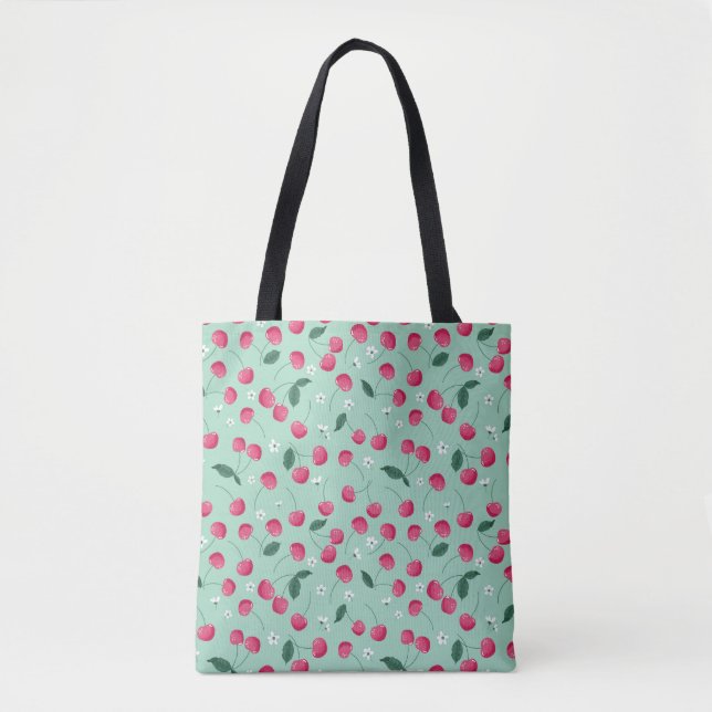 Cherry Blommar: Sommardesign Tygkasse (Framsida)