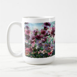 Cherry Blommar Stänk Flowers Kaffemugg