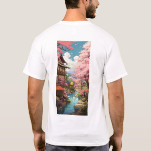 Cherry Blommar Studio Ghibli Inspired T-Shirt