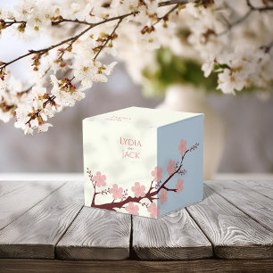 Cherry Blommar Thmet Bröllop Presentaskar