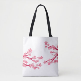 Cherry Blommar Tote Bag Tygkasse