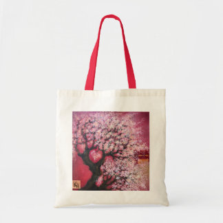 Cherry Blommar Tote Tygkasse