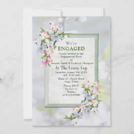 Cherry Blommar Vår Party Inbjudningar