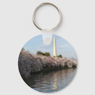 Cherry Blommar Washington monument Nyckelring