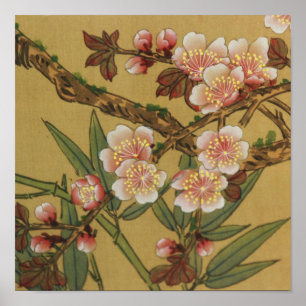Cherry Blommars Asian Japansk Art Poster