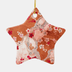 Cherry Blommars Asian Julgransprydnad Keramik