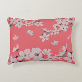 Cherry Blommars Flytande Flowers Accent Pillow Prydnadskudde