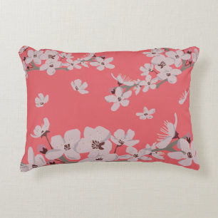 Cherry Blommars Flytande Flowers Accent Pillow Prydnadskudde