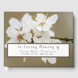 Cherry Blommars Funeral Memorial Guest Bok
