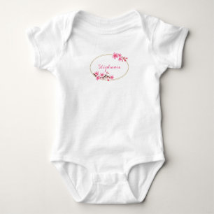 Cherry Blommars - Guld Oval Ram - Personlig T Shirt