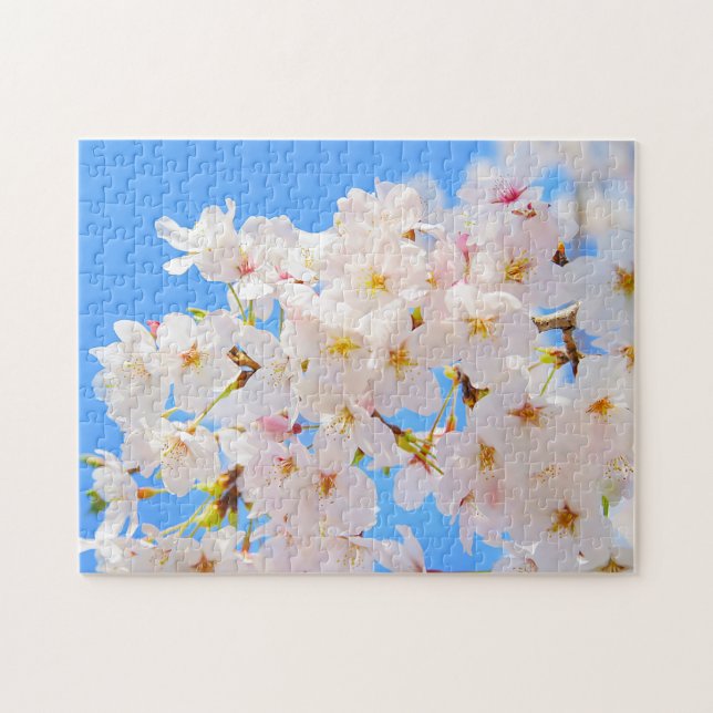Cherry Blommars i Vår Pussel (Horisontell)