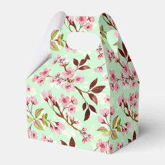 Cherry Blommars Mint Background Presentaskar