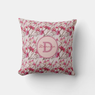 Cherry Blommars Monogram Watercolor Kudde