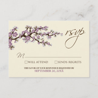 Cherry Blommars OSA kort (lavender)