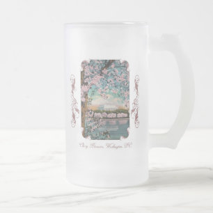 Cherry Blommars Victorian Frosted Beer Mugg