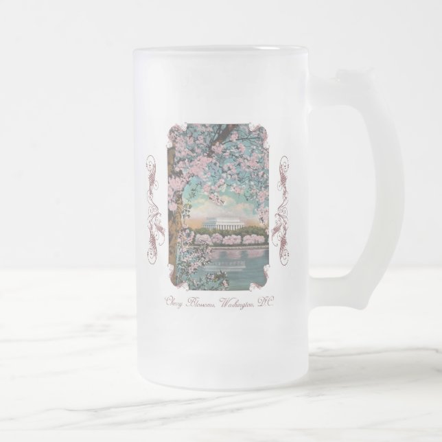 Cherry Blommars Victorian Frosted Beer Mugg (Höger)