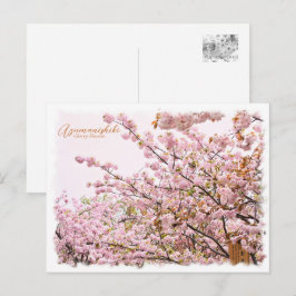 Cherry Blossom "Azuma-nishiki" ポストカード Vykort