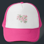 Cherry Blossom Cap Design Keps<br><div class="desc">A stylish cherry blossom design featuring soft pink flowers and green leaves, printed on a cap for a fresh and unique look. This floral artwork adds a touch of elegance and nature to your everyday outfit. Perfect for spring fashion, gifts, or anyone who loves botanical and feminine designs with a...</div>