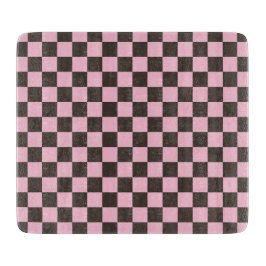 Cherry blossom checkered board pattern