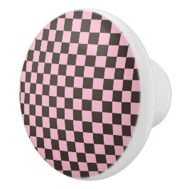 Cherry blossom checkered board pattern knopp