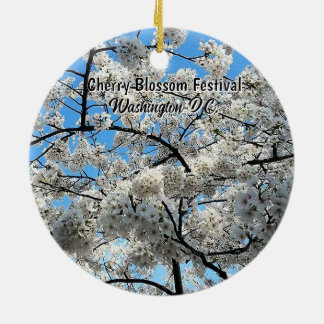 Cherry Blossom Festival Washington D.C. Souvenir Julgransprydnad Keramik