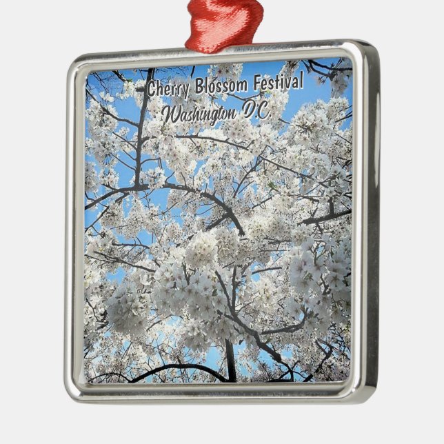 Cherry Blossom Festival Washington D.C. Souvenir Julgransprydnad Metall (Vänster)