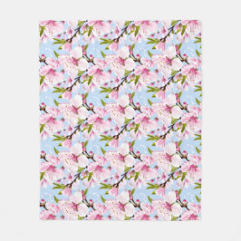    Cherry Blossom Fleecefilt