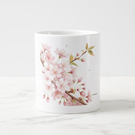 Cherry Blossom Floral Speciality Mug  Jumbo Mugg