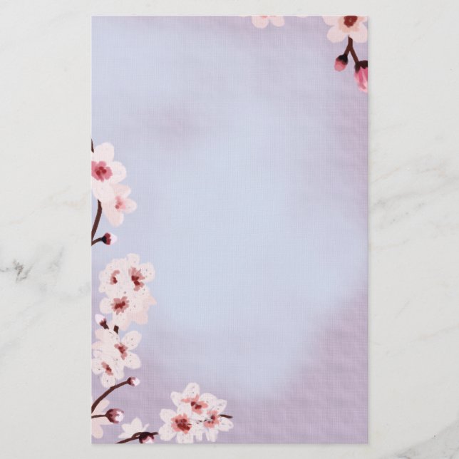~Cherry Blossom~ för blom- välsignelser brevpapper (Framsida)