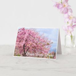 Cherry blossom "Kawazu-Zakura" カード Kort