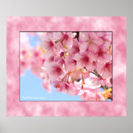 Cherry blossom "Kawazu-Zakura" ポスター Poster