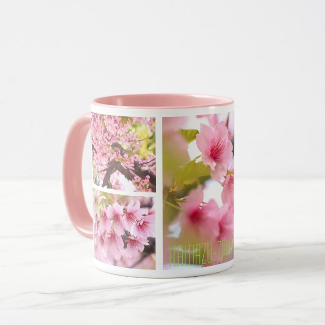 Cherry Blossom "Kawazu-zakura"：Combo Mug Mugg (Framsida vänster)