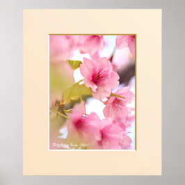Cherry blossom "Kawazu-Zakura" Poster