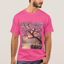 Cherry Blossom Lycka Till T Shirt