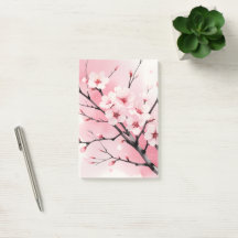 Cherry Blossom Sakura Anteckningsbok | Elegant Ros