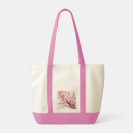 Cherry Blossom Sakura Handväskan | Elegant Rosa Va Tygkasse