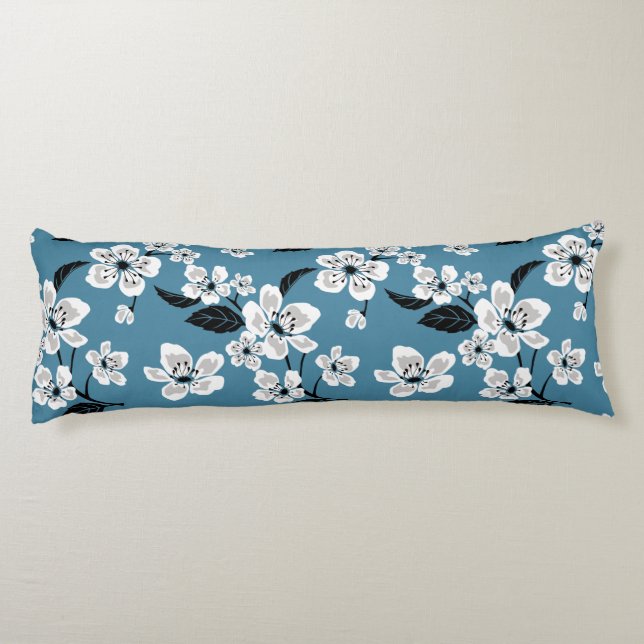 CHERRY BLOSSOM - SAKURA (SMOKY BLUE) KROPPSKUDDE (Baksidan)
