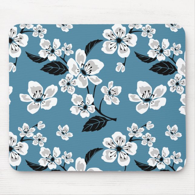 CHERRY BLOSSOM - SAKURA (SMOKY BLUE) MUSMATTA (Framsidan)
