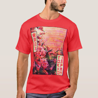 Cherry Blossom Sakura Tree Tokyo Japan Vaporwave A T Shirt
