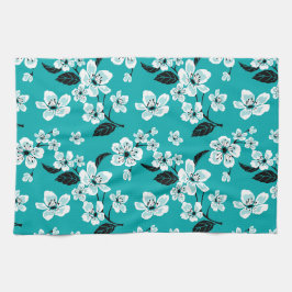CHERRY BLOSSOM - SAKURA (TURQUOISE) KÖKSHANDDUK