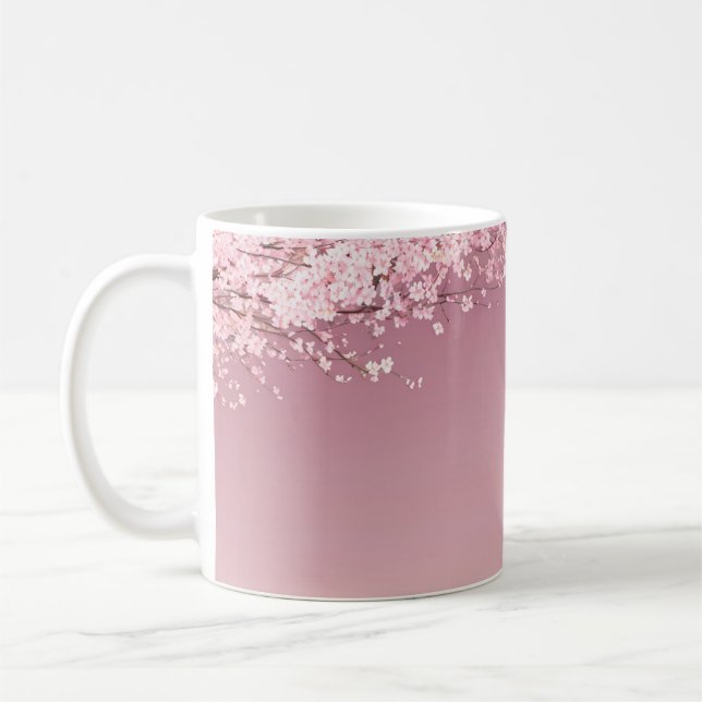 Cherry Blossom Spring Mug - Japanese Elegance Kaffemugg (Vänster)