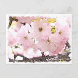 Cherry Blossom "Yae-benitoranowo" Vykort