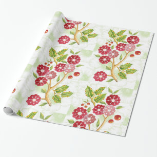 Cherry Blosson Design Wrapping Papper Presentpapper