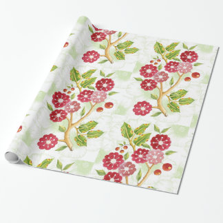 Cherry Blosson Design Wrapping Papper Presentpapper