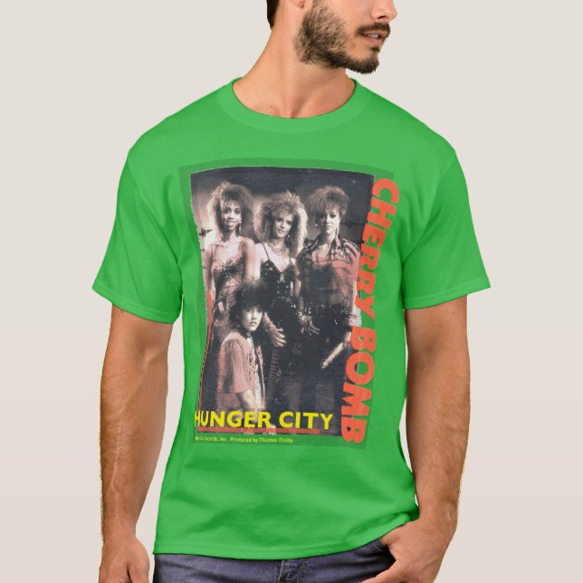 Cherry Bomb Hunger City T Shirt (Framsida)