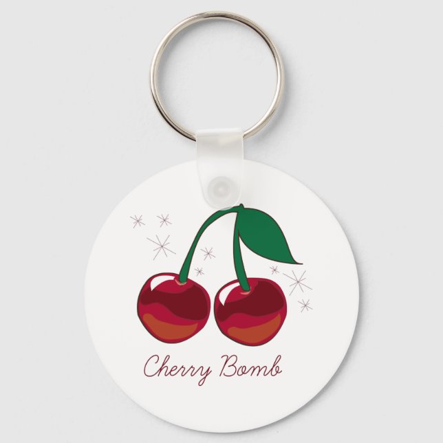 Cherry Bomb Nyckelring (Framsida)