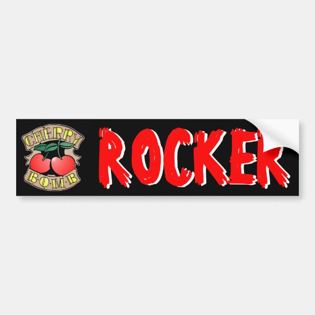 Cherry Bomb Rocker Bildekal (Framsidan)
